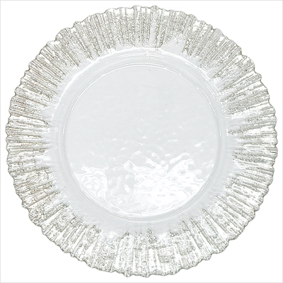Platzteller 33,5cm _Aura silber__top